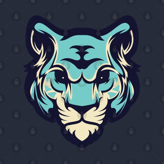 Blue Tiger by Kunstlerstudio