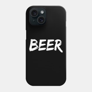 BIG LETTER BEER Phone Case