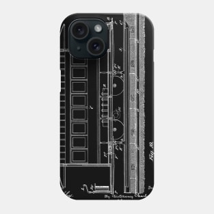 electric railway system Vintage Patent Hand Drawing Phone Case