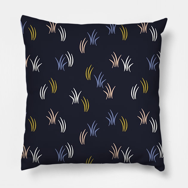 Pasture (Ripe Navy) Pillow by Cascade Patterns