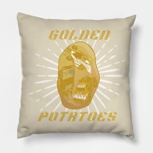 Golden Potatoes Pillow