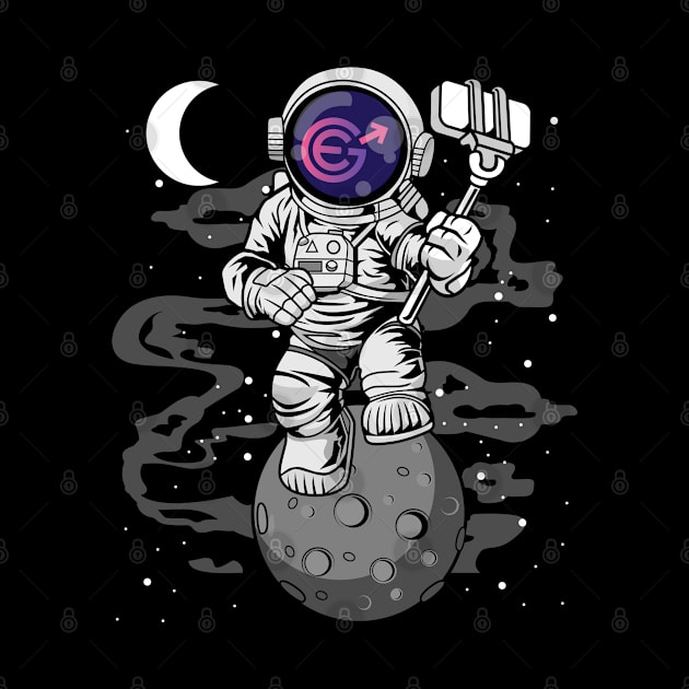 Astronaut Selfie Evergrow Crypto EGC Coin To The Moon Crypto Token Cryptocurrency Wallet Birthday Gift For Men Women Kids by Thingking About