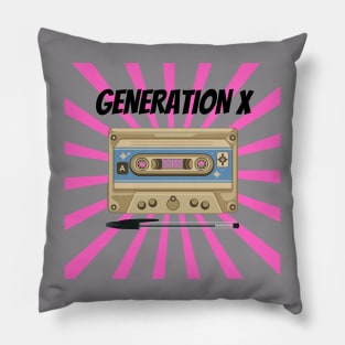 Generation X Pillow