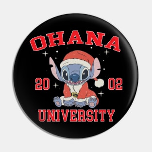 Ohana means family - Christmas Stitch Pin