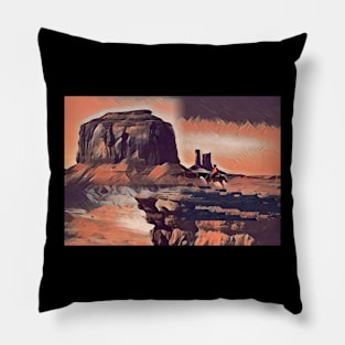 Wild West Nostalgia Pillow