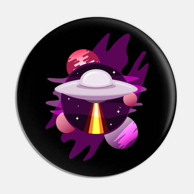 Space Craft Pin by Red Rov