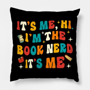 Book Lover Gifts Funny Librarian Bookworm Book Nerd Pillow