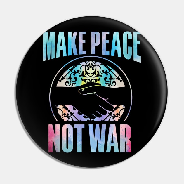Make Peace Not War Pin by MarxMerch