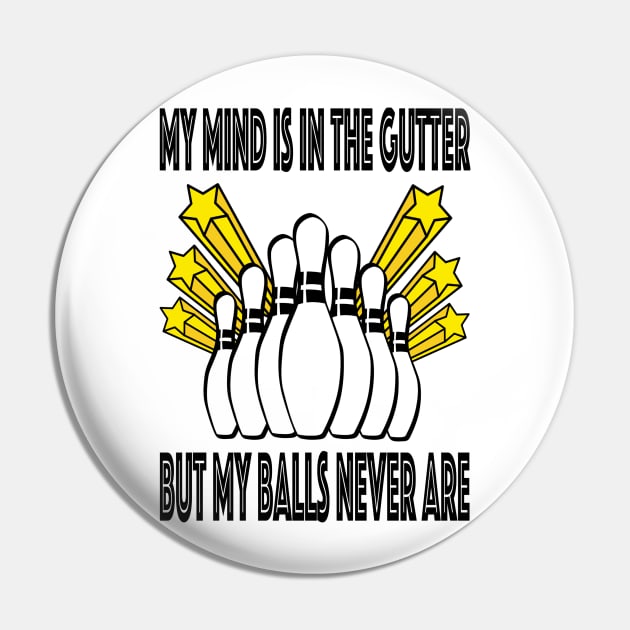 Bowling T-shirt Pin by InStyleTshirts1