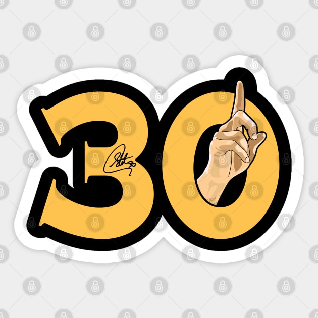 Curry 30  Sticker for Sale by patbusinger