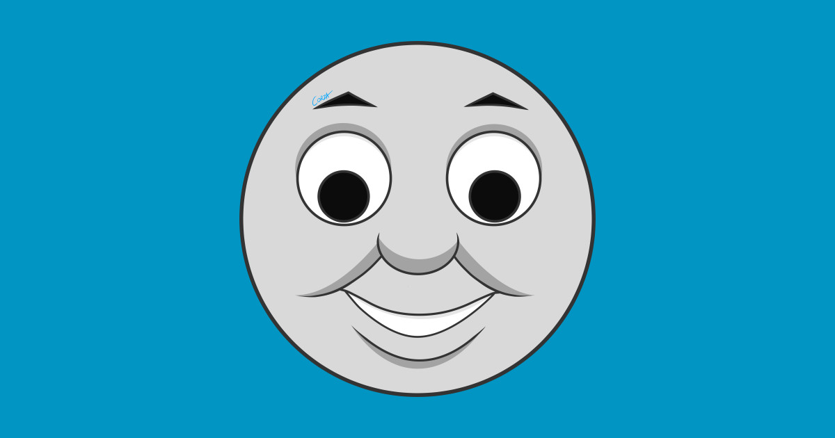 Thomas Happy Face (TV ver.) Thomas Tank Engine Sticker TeePublic