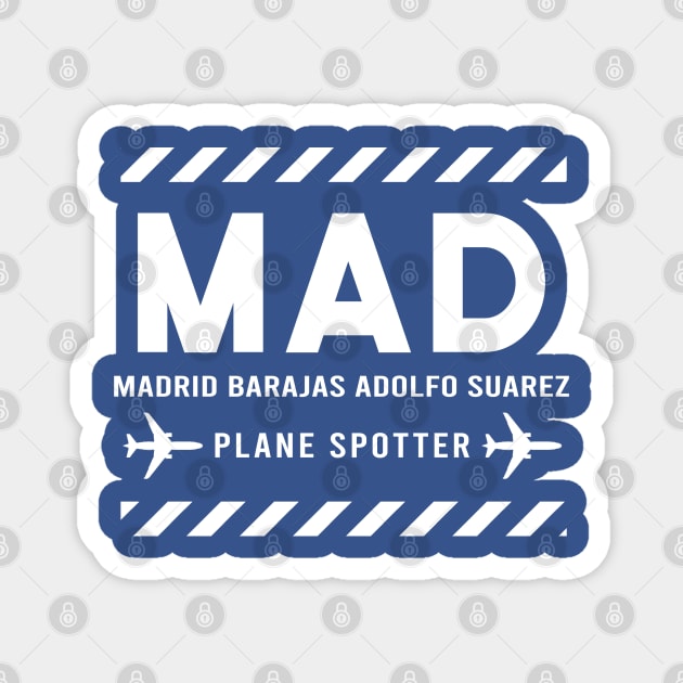 MAD Plane Spotter | Gift Magnet by ProPlaneSpotter