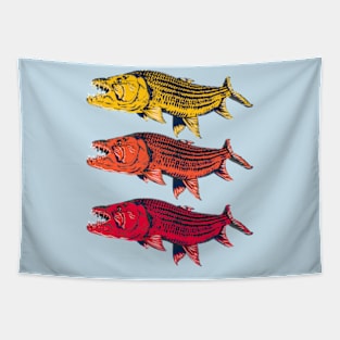 Tiger Fish Tapestry