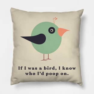 Bird Funny Pillow