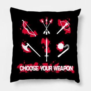 Choose your Weapon Pillow