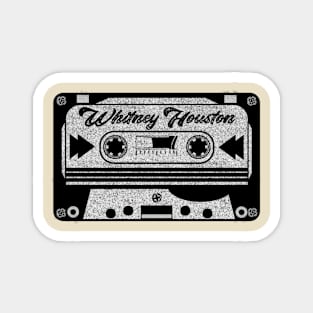 whitney houston cassette Magnet