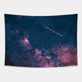 Sky full of stars painting art Tapestry