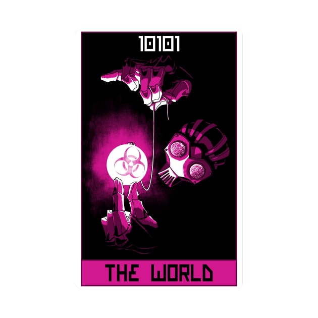 Robo Tarot: The World by PeterTheHague