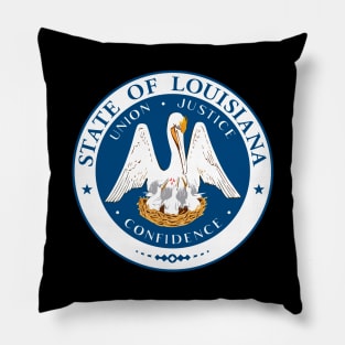 Seal of Louisiana Pillow