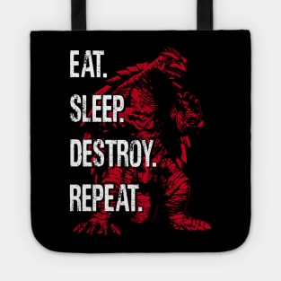 GAMERA 1999 - Eat Sleep Destroy Repeat Tote