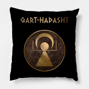 Carthage Ancient Symbol of Qart-Hadasht Pillow