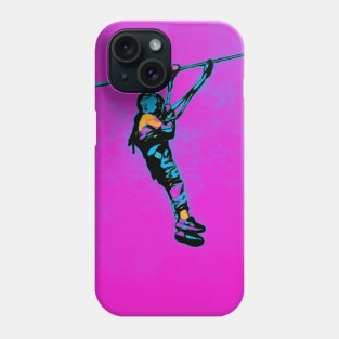 My First Zipline Ride!- Ziplining Phone Case