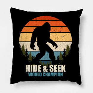 Sasquatch bigfoot Hide And Seek Pillow