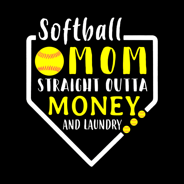 Softball Mom Straight Outta Money Laundry Detergent by gotravele store