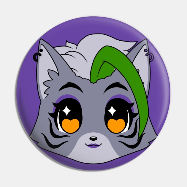 Roxanne 'Roxy' Wolf Pin by Lulu Bear