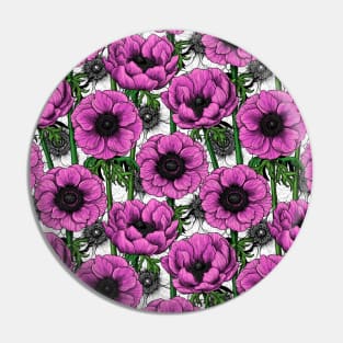 Pink anemone garden Pin