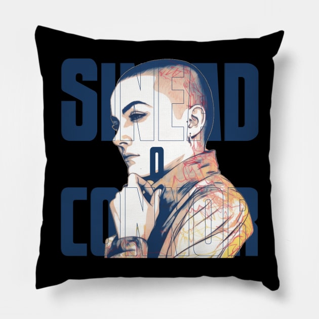 Sinéad O'Connor Pillow by Pixy Official