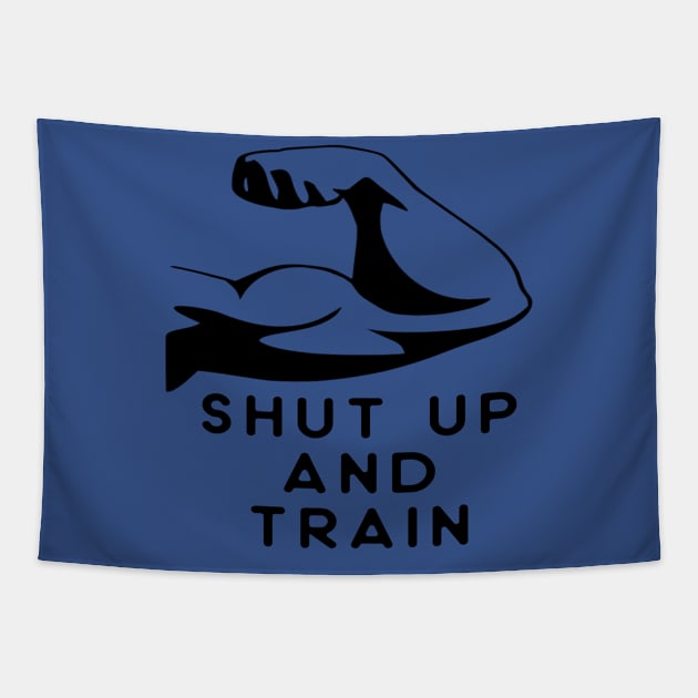 Shut up and train! Tapestry by bishqal