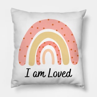 I am loved new baby toddler Pillow