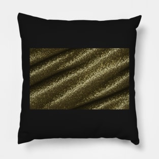 Seamless Black & Gold Texture Patterns Pillow