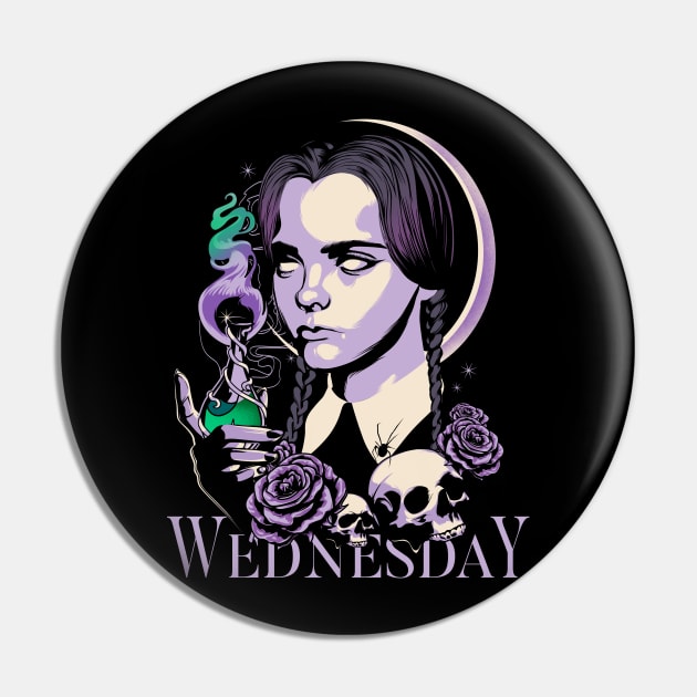 Wednesday Addams Pin by Heymoonly