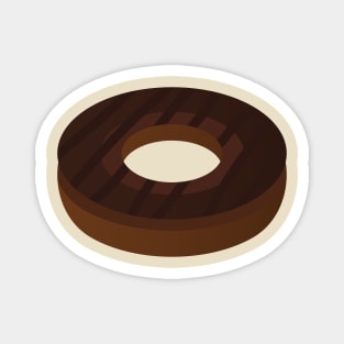 Dark Chocolate Donut Magnet