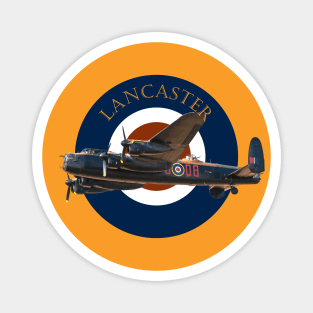 Lancaster Bomber in RAF Roundel Magnet