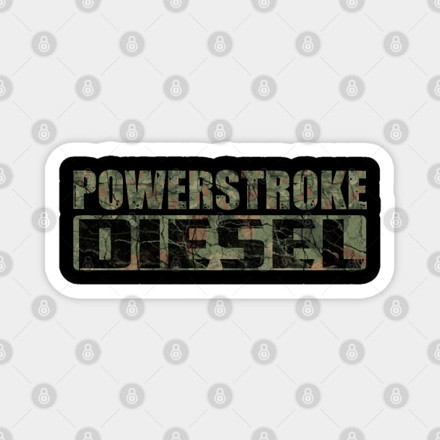 Powerstroke diesel engine truck Power Stroke 7.3L Magnet by JayD World
