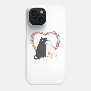 Cute Cat Couple Phone Case