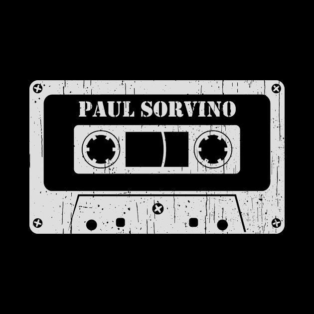 Paul Sorvino - Vintage Cassette White by FeelgoodShirt