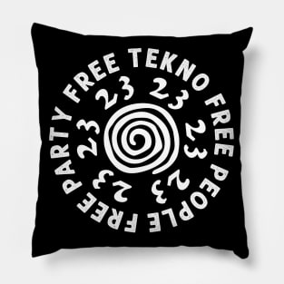 Free Tekno 23 for Free People Pillow