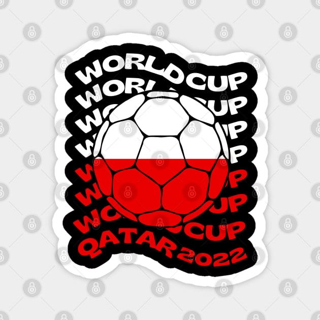 Poland Football Magnet by footballomatic