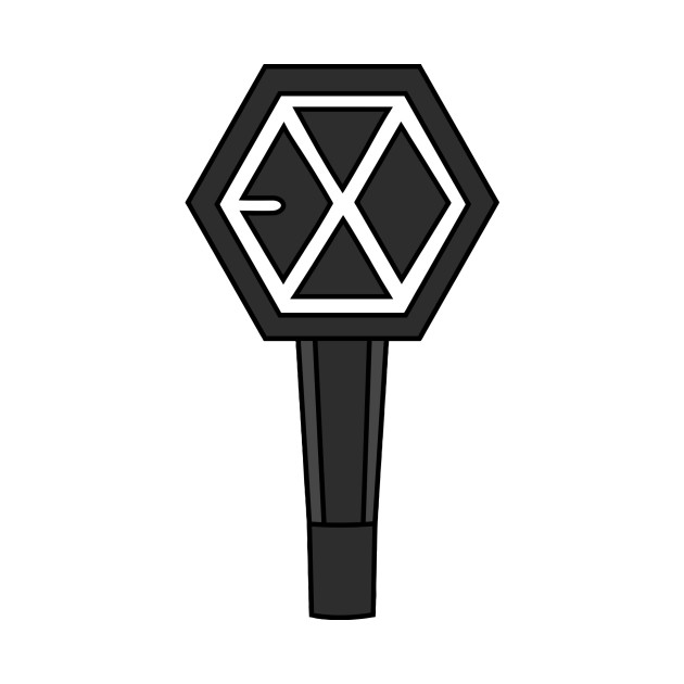 exo black lightstick exo t shirt teepublic