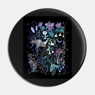 Night Garden Moth Pin