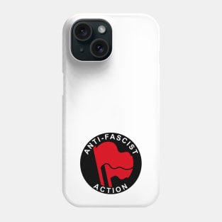 Anti-Fascist Action Red Flags ANTIFA Symbol Phone Case