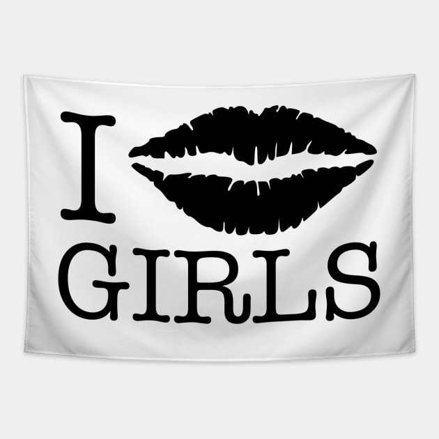 i kiss girls Tapestry by chromatosis