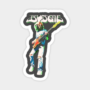 Budgie Band Burke Shelley Guitar New v2 Magnet