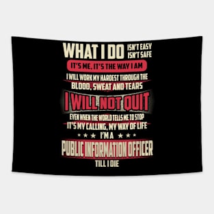 Public Information Officer What i Do Tapestry