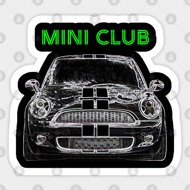 Sticker Logo Mini cooper