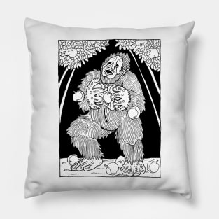 Apple Devil Bigfoot Pillow